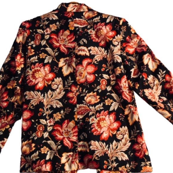 SALE!!! Talbots Women’s Floral Blazer - Picture 4 of 8